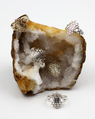 'Sri-Yantra' Ring [14KT Gold/Silver]